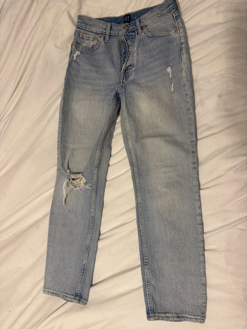 GAP Light Blue Distressed Men's Jeans